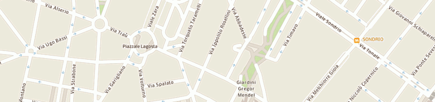 Mappa della impresa finocchiaro daniela a MILANO