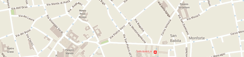 Mappa della impresa porta vittoria srl a MILANO