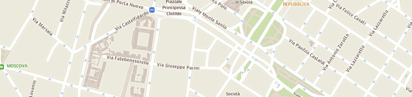 Mappa della impresa cisme italy snc a MILANO