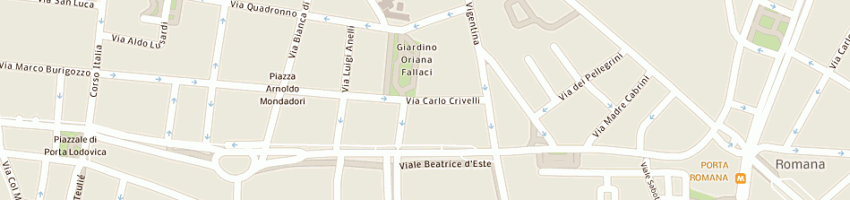 Mappa della impresa cuomo avv nicoletta giulia a MILANO