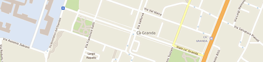 Mappa della impresa bujatti ing giuliano sas e c a MILANO