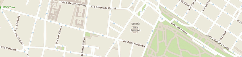 Mappa della impresa pentagon advisor srl a MILANO