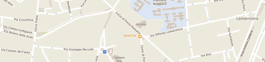 Mappa della impresa tema consultants (srl) a MILANO