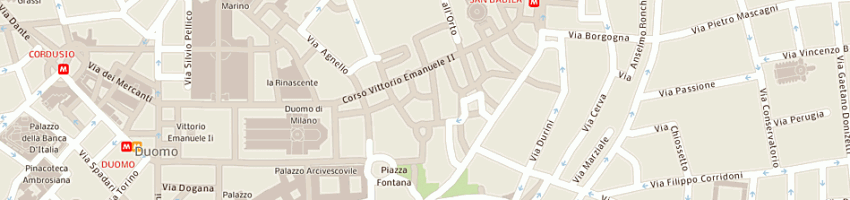Mappa della impresa carlo cafiero a MILANO