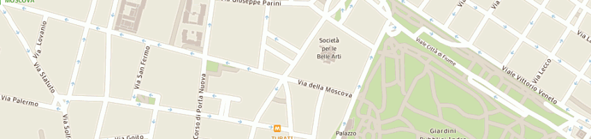 Mappa della impresa giava sas di rispoli alda e c a MILANO