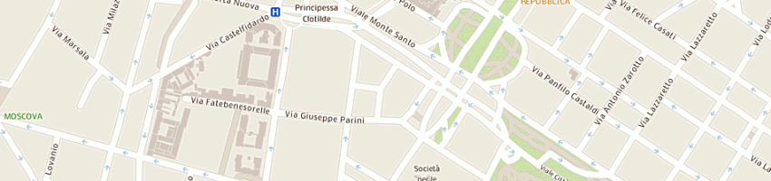 Mappa della impresa tmp technologies machines products srl a MILANO
