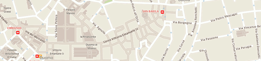 Mappa della impresa julius baer fiduciaria srl a MILANO