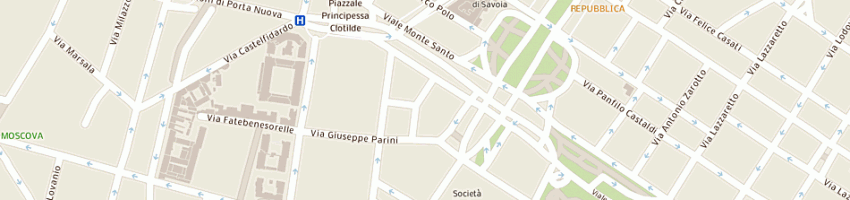 Mappa della impresa pittaro massimo a MILANO
