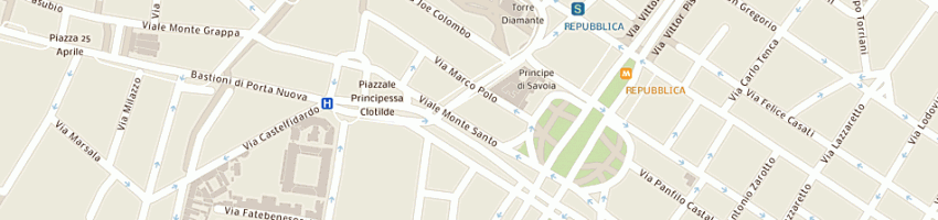 Mappa della impresa monsanto spa a MILANO
