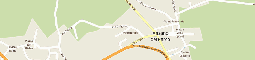Mappa della impresa muzzolon luca a ANZANO DEL PARCO