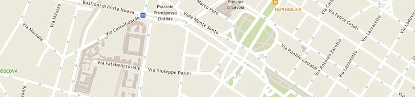 Mappa della impresa marcora srl a MILANO