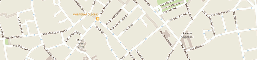 Mappa della impresa regent property srl a MILANO