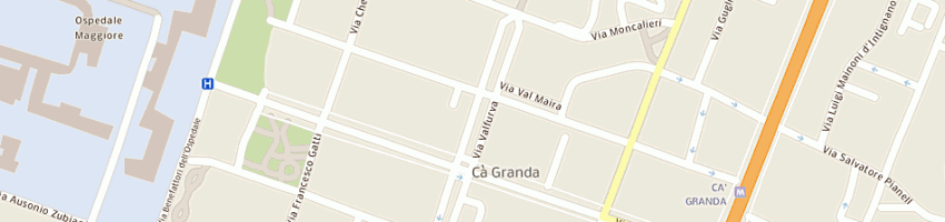 Mappa della impresa rg di giobbio e c sdf a MILANO