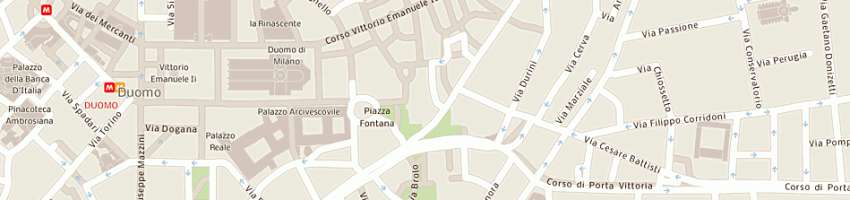 Mappa della impresa comune di milano a MILANO