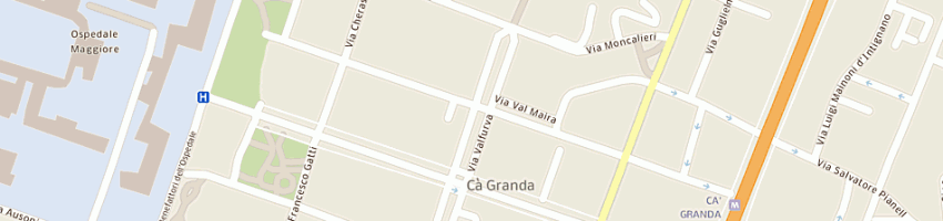 Mappa della impresa maggi carla angela a MILANO