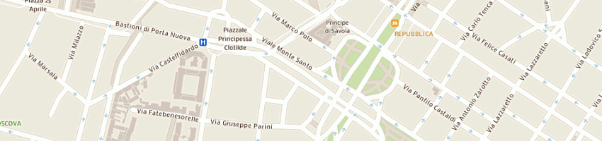 Mappa della impresa nuovo fiore di emilia folci e c sas a MILANO