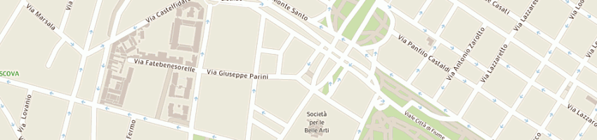 Mappa della impresa capellini srl a MILANO