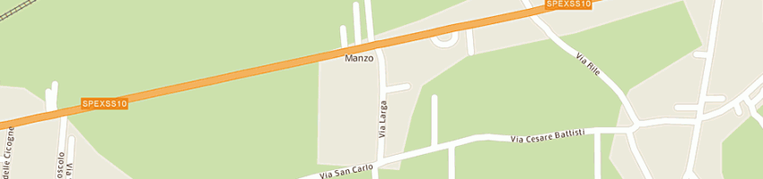 Mappa della impresa carrozzeria manzo di iantorno biagio e c snc a SANTA GIULETTA