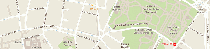 Mappa della impresa dlm srl a MILANO