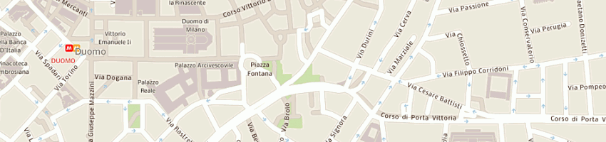 Mappa della impresa pompea spa a MILANO