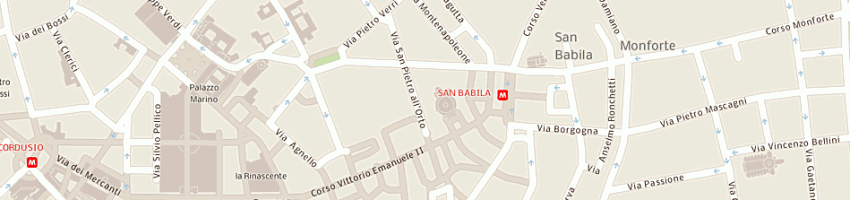 Mappa della impresa libreria francese (ile de france) srl a MILANO