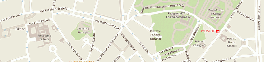 Mappa della impresa mio dino (srl) a MILANO