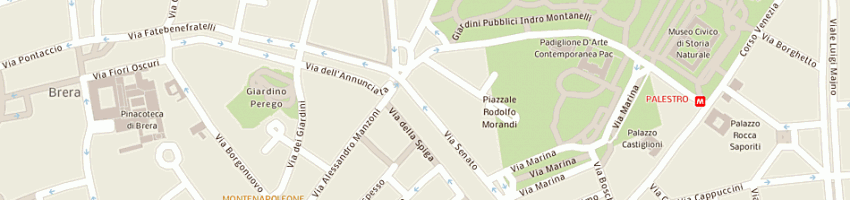 Mappa della impresa zmd zappieri moda diffusione spa a MILANO
