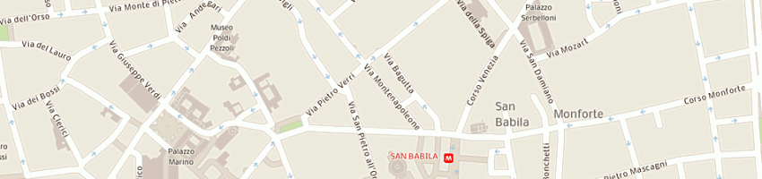 Mappa della impresa arnaboldi srl a MILANO