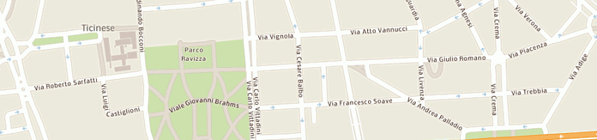 Mappa della impresa rossi giorgio a MILANO