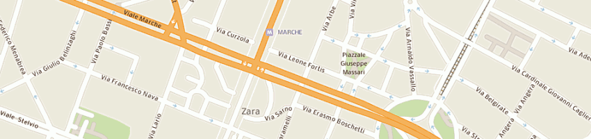Mappa della impresa reful srl a MILANO