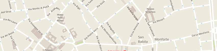 Mappa della impresa romeo sozzi srl a MILANO