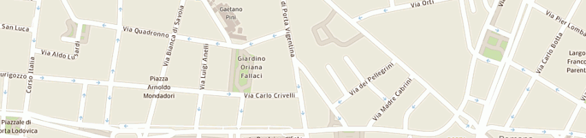 Mappa della impresa e-work spa a MILANO