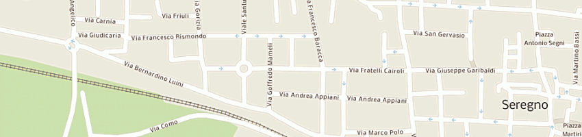 Mappa della impresa lambrugo roberto a SEREGNO