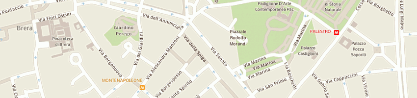 Mappa della impresa studio ferrante srl a MILANO