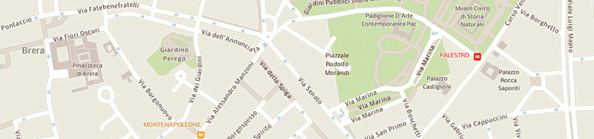Mappa della impresa salvini mariolina a MILANO