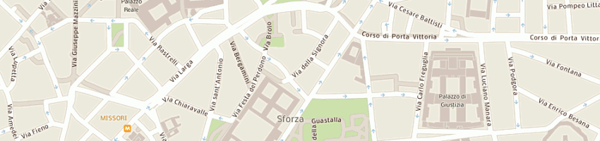 Mappa della impresa regefi soc fiduciaria srl a MILANO