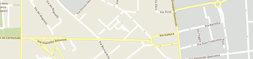 Mappa della impresa redoglio paolo a MILANO