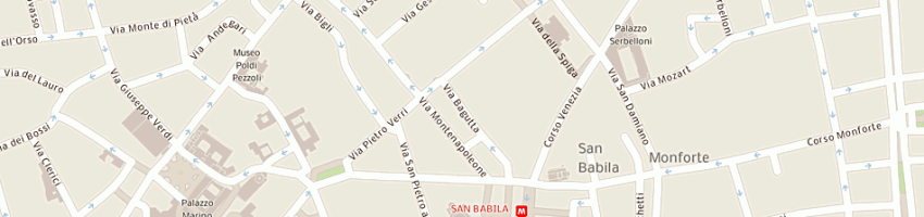Mappa della impresa paper moon srl a MILANO