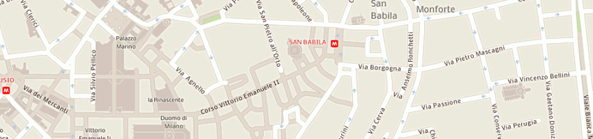 Mappa della impresa san carlo srl a MILANO