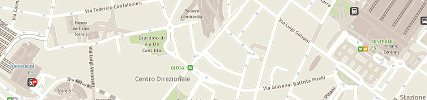 Mappa della impresa istituto nazionale della previdenza sociale a MILANO