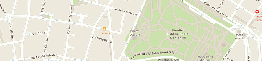 Mappa della impresa krizia spa a MILANO