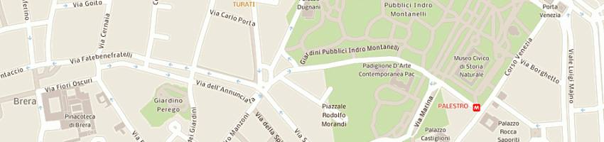 Mappa della impresa consolato svizzera a MILANO
