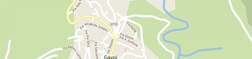 Mappa della impresa associazione la strada a GAVOI