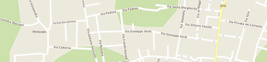Mappa della impresa colzani essegi srl a GIUSSANO