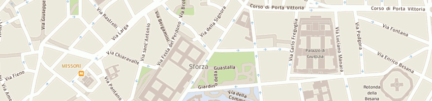 Mappa della impresa pavesi paolo a MILANO