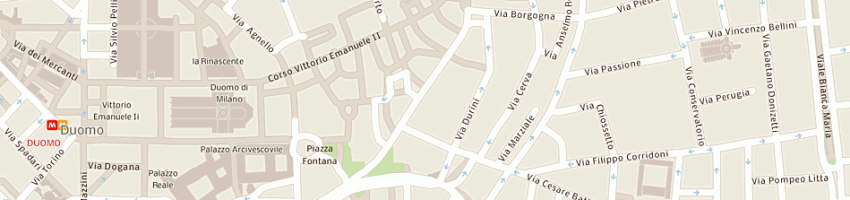 Mappa della impresa mattaboni srl a MILANO
