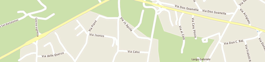 Mappa della impresa comune di carugo a CARUGO