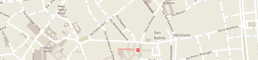 Mappa della impresa mercalli e mercalli sas a MILANO