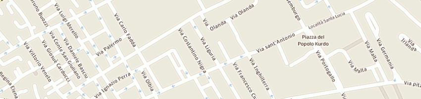 Mappa della impresa centro veterinario frongia a CAGLIARI