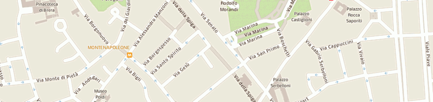 Mappa della impresa c d trade srl a MILANO